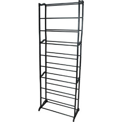 Πλαστική Παπουτσοθήκη-Ραφιέρα 50x25x136cm με 10 Ράφια