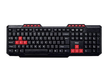 Well KB-USB-KU003BK-WL Black