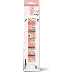 Ρολά Perfect Care Poop Bags για Ακαθαρσίες Σκύλου με Άρωμα Baby Powder, 8 Ρολά / 120 Σακούλες