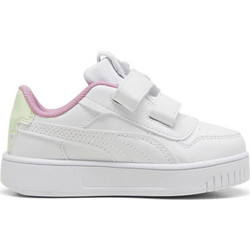 Puma Carina Street Trolls 2 V Inf Παιδικά Sneakers Λευκά Ροζ Χρυσά Lime 398901-01
