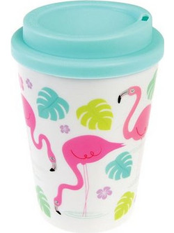 Rex London Ποτήρι Καφέ Bamboo Flamingo Bay