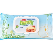 Bebiko VIP Μωρομάντηλα Χωρίς Οινόπνευμα & Parabens με Aloe Vera 72τμχ