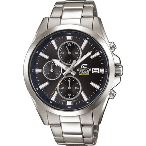 Casio Edifice Ανδρικό Ρολόι Χρονογράφος με Ασημί Μεταλλικό Μπρασελέ EFV-560D-1AVUEF Casio Edifice Ανδρικό Ρολόι Χρονογράφος με Ασημί Μεταλλικό Μπρασελέ EFV-560D-1AVUEF