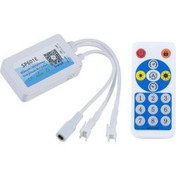 70038 Ασύρματος LED Dream-Color Magic Digital RGBW Dual Controller Bluetooth με Χειριστήριο RF 16 Keys για LED Digital RGBW Προϊόντα 5v - 12v - 24v 2048 IC