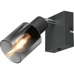 Φωτιστικό Οροφής- Σποτ Cadiz R81781042 1xE14 10W 9x15x9cm Anthracite RL Lighting