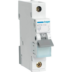 Hager Μικροαυτόματος 1P C10A 6kA 230v (MCN110) MCN110