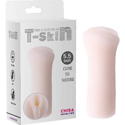 Chisa Novelties T-Skin Fire Gun 03 Maddy Kitty Pocket Pussy & Sleeve Αυνανιστήρι White