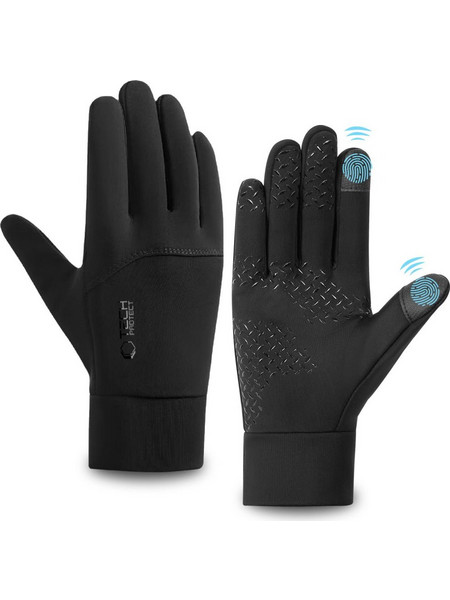 TECH-PROTECT WG01 WINTER TOUCHSCREEN GLOVES L BLACK