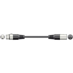 Qtx 190.083UK Καλώδιο σύνδεσης XLR θηλυκό - XLR αρσενικό 12m (Τεμάχιο)