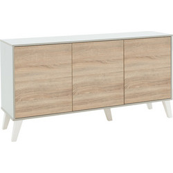 Μπουφές Billie pakoworld sonoma-γκρι 149x40x77εκ