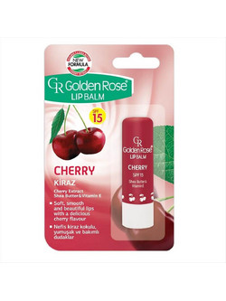 Golden Rose Cherry Lip Balm με Χρώμα SPF15 4.6gr