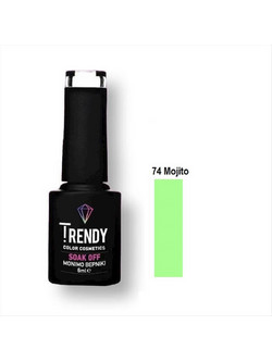 Trendy Soak Off 74 Mojito Ημιμόνιμο Βερνίκι Νυχιών 6ml