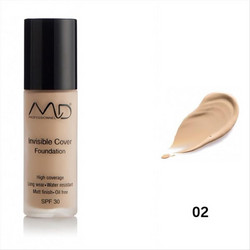 MD Professionnel Invisible Cover 02 Warm Beige Liquid Foundation SPF30 30ml