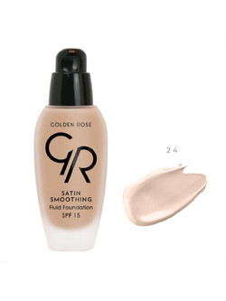 Golden Rose Satin Smoothing Fluid 24 Liquid Foundation SPF15 34ml
