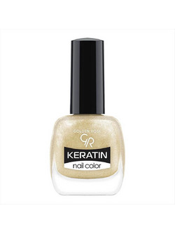 Golden Rose Keratin Nail Color 50 Glitter Βερνίκι Νυχιών 10.5ml