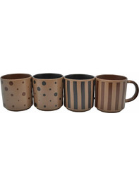Κούπα Κεραμική 837953 270ml Brown-Black Ankor Κεραμικό