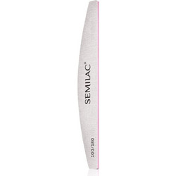 Semilac Accessories Nail File 100/180 κλασική λίμα νυχιών δύο όψεων 1 τμχ