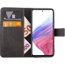 LIME ESSENTIAL ΘΗΚΗ SAMSUNG A53 5G A536 6.5in MAGNET BOOK STAND CLIP GREY