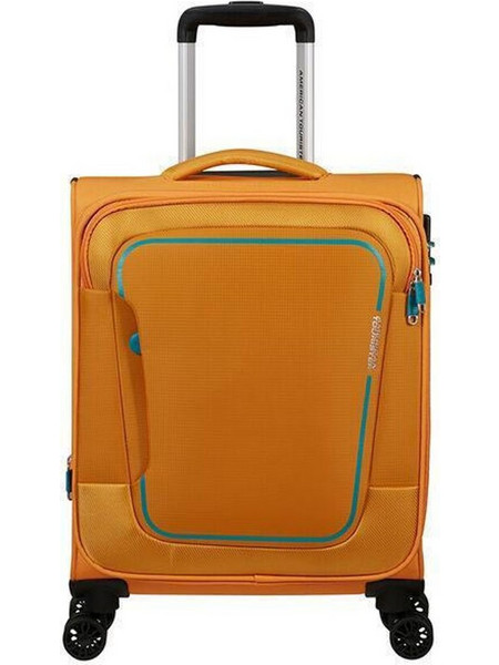 American Tourister Pulsonic Βαλίτσα Καμπίνας 55x40x26cm με 4 Ρόδες Πορτοκαλί