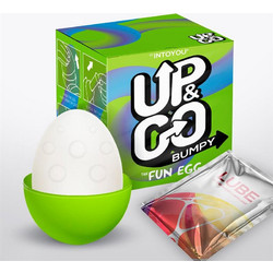IntoYou Up & Go Bumpy The Fun Pocket Egg Αυνανιστήρι Green