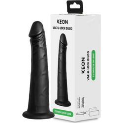 Kirro Keon Vacuum Ρεαλιστικό Dildo με Βεντούζα 19.1cm Μαύρο