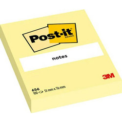 Αυτοκόλλητα Χαρτάκια Σημειώσεων Post-it 3M 656 51x76 100φ 4064035065775