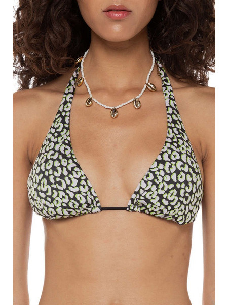 Sundek Bikini Top Τριγωνάκι Animal Print Πράσινο W376KTL36T2