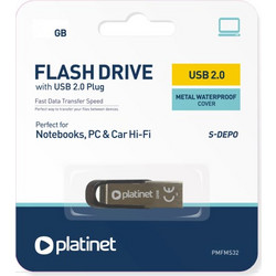 Platinet S-depo 64GB USB Stick 2.0 με USB-A