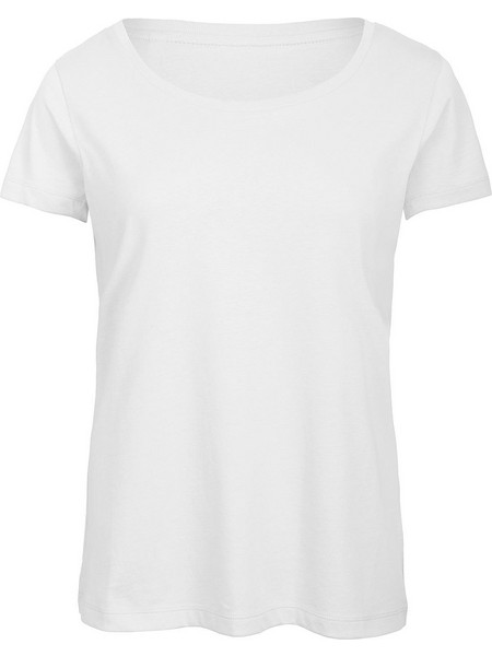 Γυναικείο T-Shirt TW056 B&C Triblend White