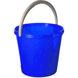 Πλαστικός Κουβάς Με Στόμιο Μπλε 7Lt O25x22cm