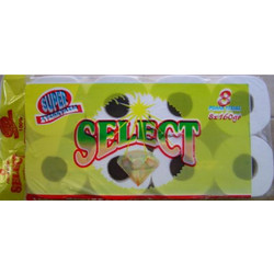 Select 8x160gr 2Φύλλο Χαρτί Υγείας Extra Λείο