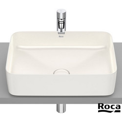Roca Inspira Square Επικαθήμενος Νιπτήρας Μπάνιου Πορσελάνης 50x37cm Λευκός A327530650
