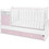Lorelli Trend Plus Πολυμορφική Κούνια για Στρώμα 62x110cm White Pink 10150590038P