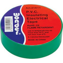 WONDER TAPE ΤΑΙΝΙΑ ΜΟΝΩΤΙΚΗ ΠΡΑΣΙΝΗ PVC 19 mm x 20 m