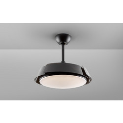 Schuller Enzo 196536D Ανεμιστήρας Οροφής 106cm 35W με Φως & Τηλεχειριστήριο Μαύρος