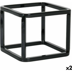 Βάση Inde Καλάθι Πολλαπλών Χρήσεων Μέταλλο 12 x 12 x 10 cm (x2)