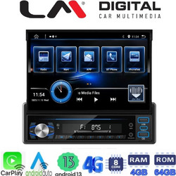 LM Digital U8546 Ηχοσύστημα Αυτοκινήτου με Οθόνη Αφής 1DIN & GPS