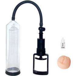 Baile System Τρόμπα Πέους 20cm Μαύρη Διαφανή