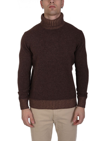 GRAN SASSO ΠΛΕΚΤΟ TURTLE NECK ΚΑΦΕ