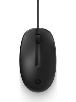 HP 125 Ενσύρματο Ποντίκι Black