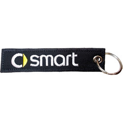 Υφασμάτινο μπρελόκ SMART με κέντημα FLAT