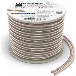 OEHLBACH SPEAKER WIRE SP-15 ΚΑΛΩΔΙΟ ΗΧΕΙΩΝ 2x1.5mm 10 ΜΕΤΡΑ ΔΙΑΦΑΝΕΣ