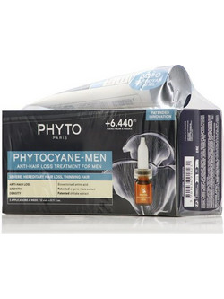 Phyto Phytocyane Anti Hair Loss Treatment Progressive Αμπούλες κατά της Τριχόπτωσης 12x3.5ml