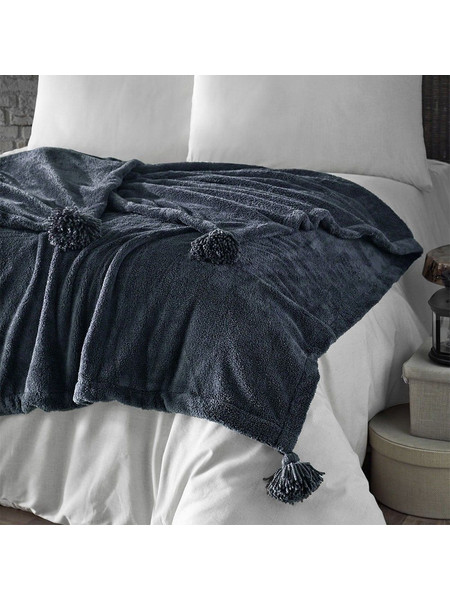 Κουβέρτα Puffy 160 194DCH1155 Anthracite L'Εssentiel Maison Μονό 160x200cm Πολυέστερ