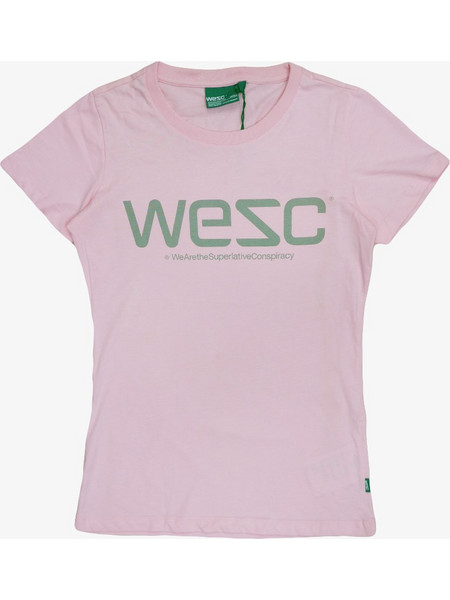 WESC Women Logo T-Shirt - PARFAIT PINK - 112WE-00109-PRFPINK