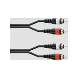 ΚΑΛΩΔΙΟ TLC153-1/1M CABLE 2 RCA - 2 RCA 1m
