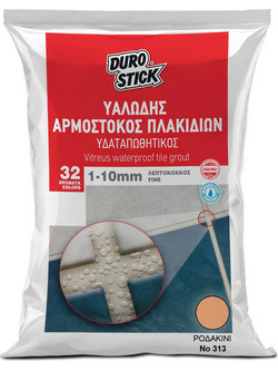 Υαλώδης Αρμόστοκος Πλακιδίων 5kg Durostick Durogrout Ροδακινί - No313