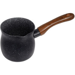 Μπρίκι Αντικολλητικό Indigo HS00200509 Φ9,5x9,5cm 700ml Black-Brown Max Home Αλουμίνιο