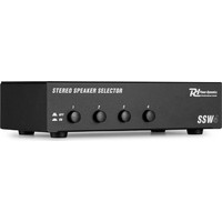 POWER DYNAMICS SSW4 Επιλογέας σύνδεσης 4 ζεύγων ηχείων σε 1 ενισχυτή - 100 Watt Max ανά κανάλι 952.577