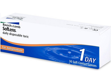 Bausch & Lomb Soflens Daily Disposable Ημερήσιοι Φακοί Επαφής Αστιγματικοί Υδρογέλης 30τμχ